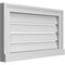 Ekena Millwork Vertical Surface Mount PVC Gable Vent: Functional, w/ 2"W x 2"P Brickmould Sill Frame, 24"W x 14"H GVPVE24X1403SF - alternate 2